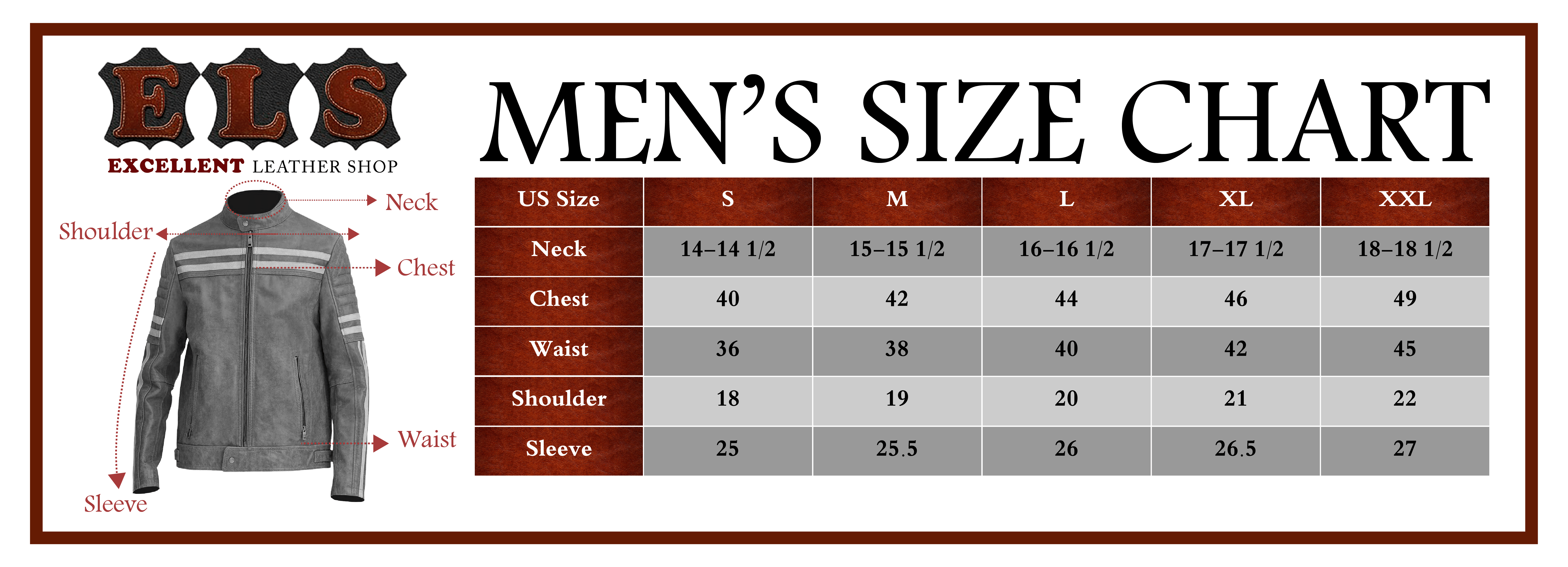 Men Size CHART