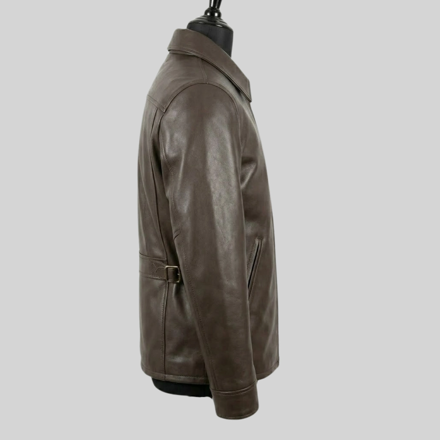 Buy Surrogates Bruce Willis Brown Leather Jacket