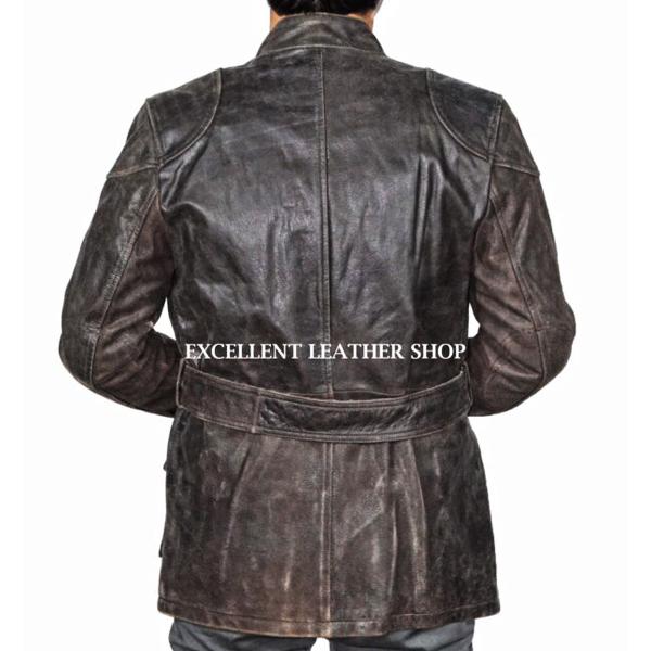 Front Pocket Leather Jacket