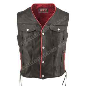Motorcyle leather vest