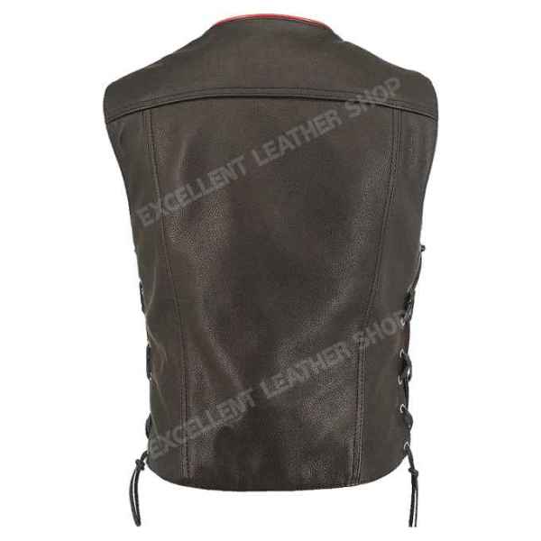 Motorcyle leather vest