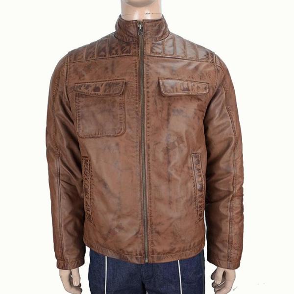 Brown LambSkin Leather Jacket