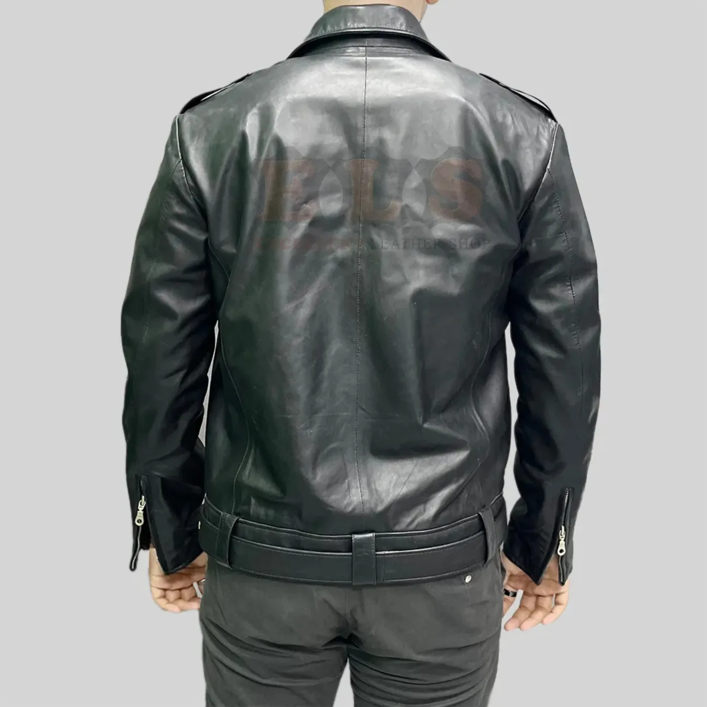 Jeffrey Morgan The Walking Dead Negan Lambskin Jacket