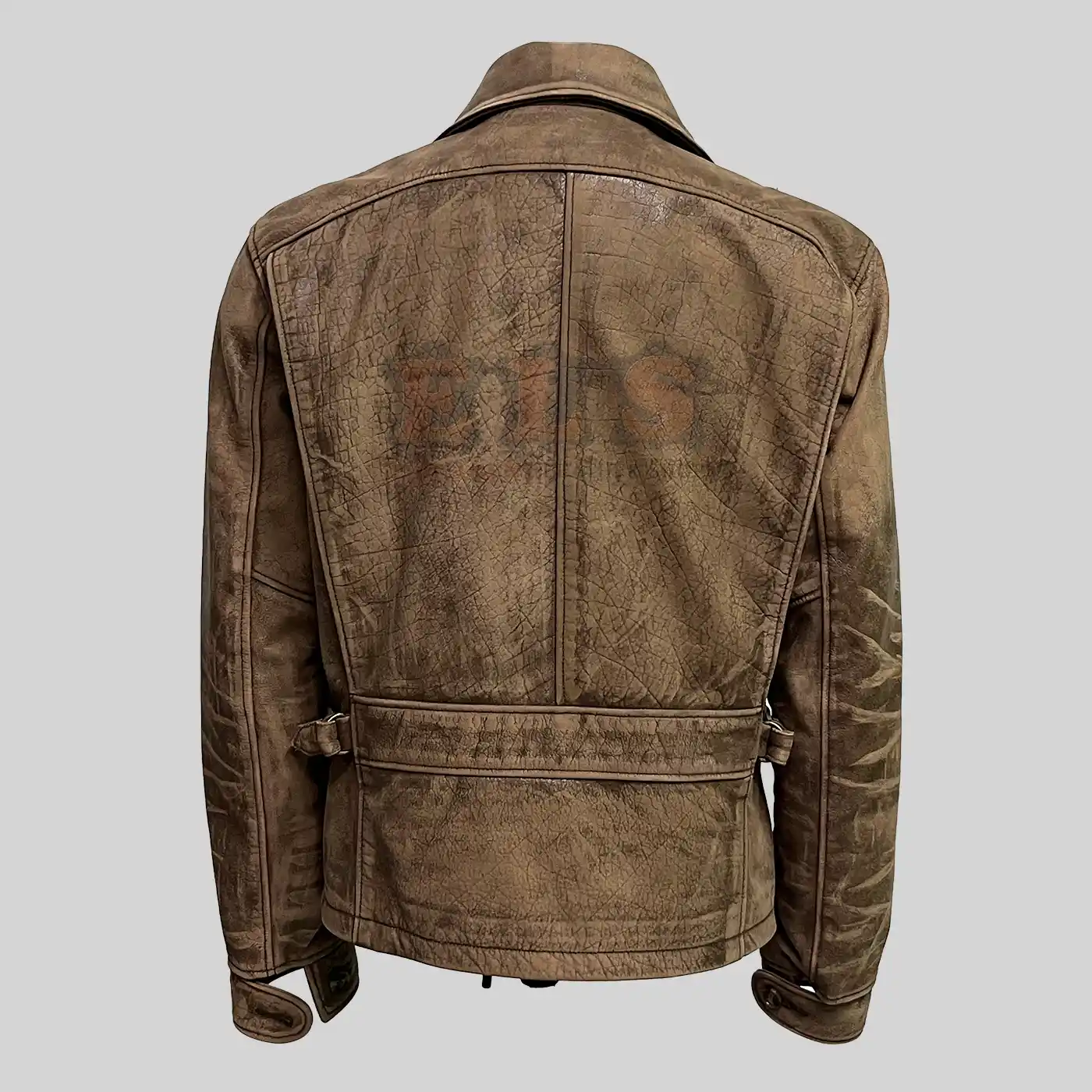 スネークスキン　ボストン　ヴィンテージ　Ａ４ Snake Plissken Escape From New York Distressed Jacket